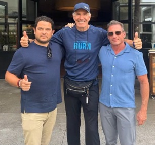 Dave Daughtrey after a one-on-one coffee chat with two prospects in San Diego